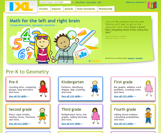 ixl math homework games